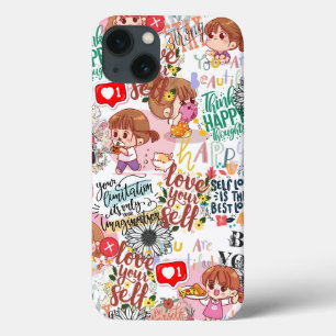 Cute Motivational – Positive Quote Kawaii iPhone 13 Case
