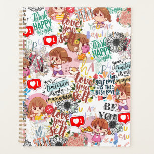 Cute Motivational – Positive Quote Kawaii Planner