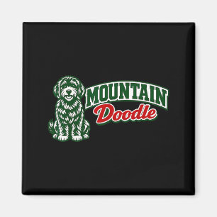 Cute Mountain Doodle Vintage Retro Outdoor Hiking Magnet
