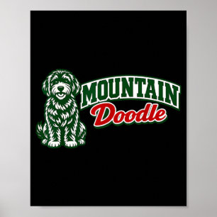 Cute Mountain Doodle Vintage Retro Outdoor Hiking Poster