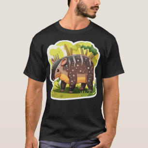 Cute Mountain Tapir Illustration Adorable Animal A T-Shirt