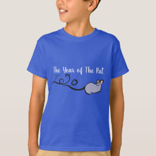 Cute Mouse Cartoon Lunar Rat New Year 2020 Kids T T-Shirt