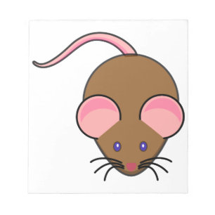 Cute mouse cartoon notepad