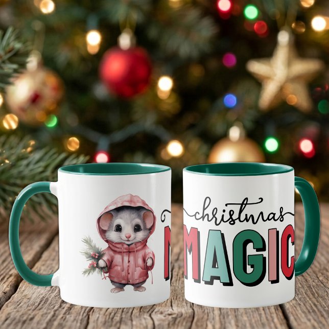 Cute mouse christmas magic mug (Creator Uploaded)