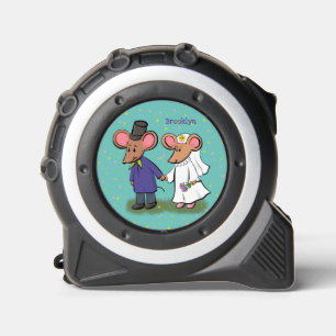 Cute mouse couple cartoon illustration 1