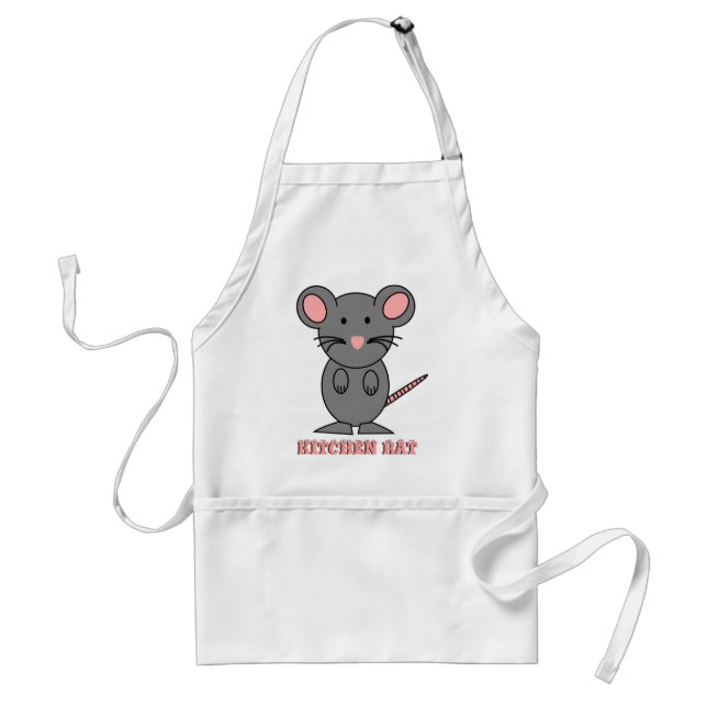 CUTE MOUSE GIFTS - BIG MOUSE RAT  SWEET PET GIFT STANDARD APRON (Front)