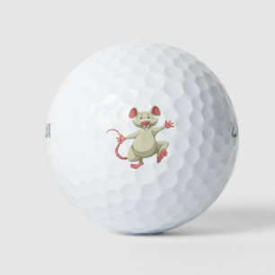 Cute mouse golf balls