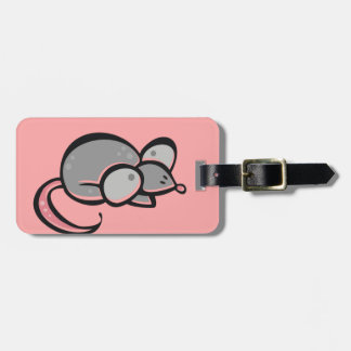 Cute Mouse Luggage Tag