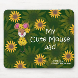 "Cute Mouse" Pad Mouse Mat