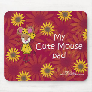 "Cute Mouse" Pad Mouse Mat