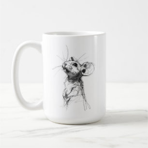 Cute Mouse Portrait  Coffee Mug