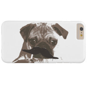 Cute Moustache Pug iPhone 6 Plus Case