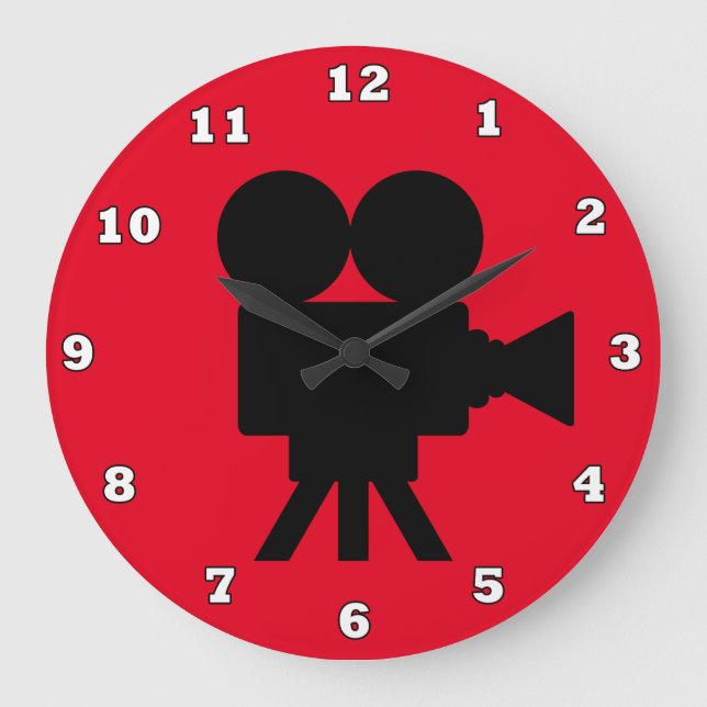 Cute movie home theatre wall clock (Front)