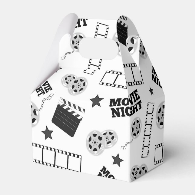Cute Movie Theatre party tiled Favour Box (Front Side)