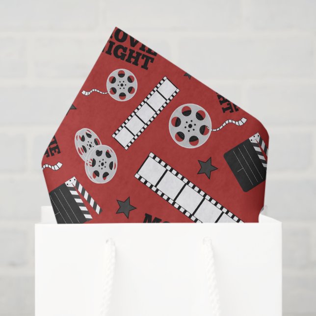 Cute Movie Theatre party tiled Tissue Paper (Gift Bag)
