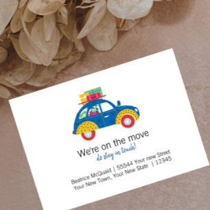 Cute Moving Announcement   New Address