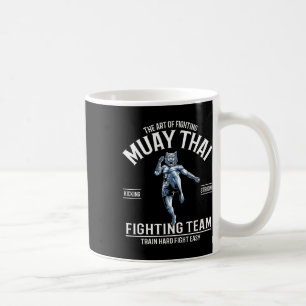 Cute Muay Thai Unicorns Thai Boxing And Kickboxing Coffee Mug