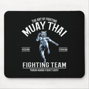 Cute Muay Thai Unicorns Thai Boxing And Kickboxing Mouse Mat
