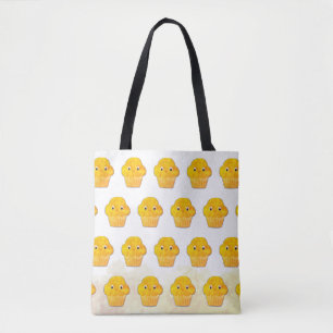 Cute Muffin Drawing Tote Bag
