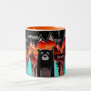 Cute mug with bear