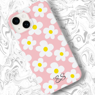 Cute multi coloured retro daisies girly floral Case-Mate iPhone 14 case