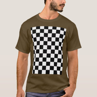 Cute Multicolor Digital Design In Black and White  T-Shirt