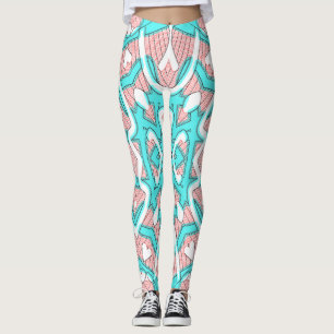 Cute multicolor seamless "Ratti_Creative_Arts"    Leggings