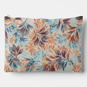 Cute multicolor trendy fabric pattern accessory pouch