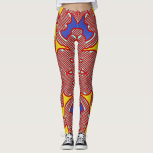 Cute multicolor trendy "Ratti_Creative_Arts" Legg Leggings