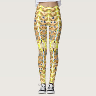 Cute multicolor trendy "Ratti_Creative_Arts" Leggings
