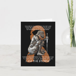 Cute Multiple Sclerosis Women Gifts Orange Awarene Card