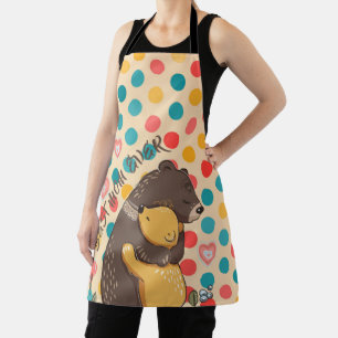 Cute mum Apron, mother day gift, Best mum ever Apron