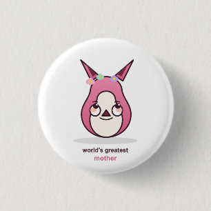 Cute Mum Birthday Present 3 Cm Round Badge