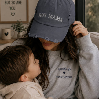 Cute Mum Hat for Proud Mothers of Boys
