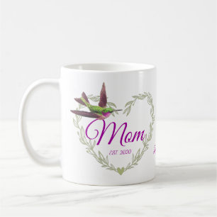 Cute Mum Heart Hummingbird  Coffee Mug
