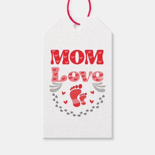 Cute Mum Love Gift Tags (Front)