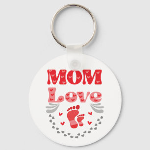 Cute Mum Love Key Ring
