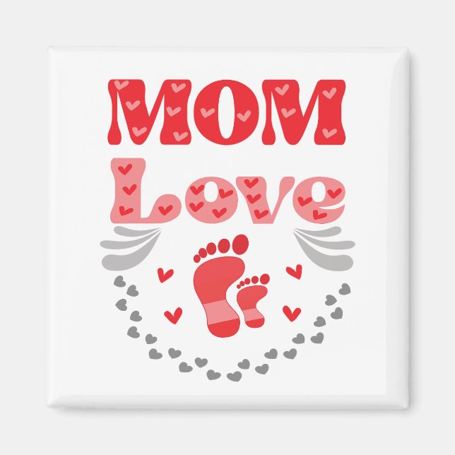 Cute Mum Love Magnet (Front)