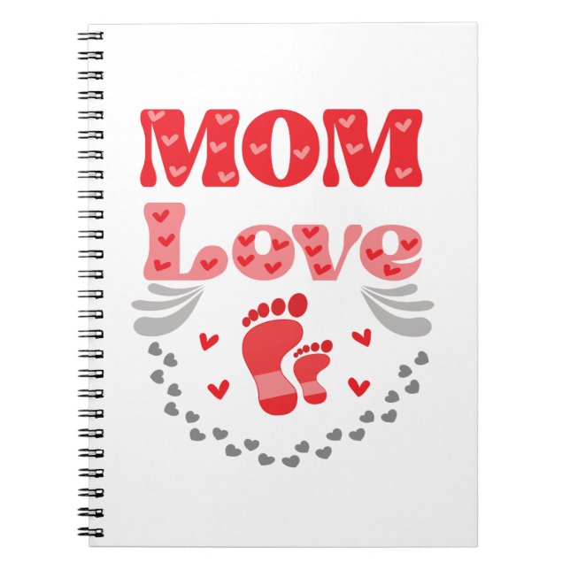 Cute Mum Love Notebook (Front)