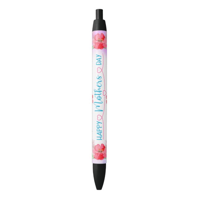 Cute Mum/Mother's Day Black Ink Pen (Front Vertical)