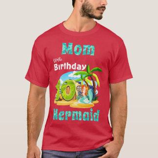 Cute Mum Of The 10th Birthday T-Shirt