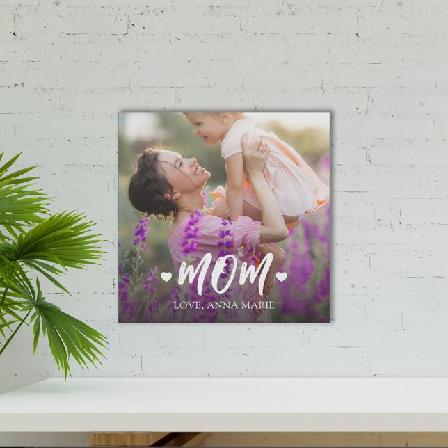 Cute Mum Photo Personalised  Poster (Creator Uploaded)