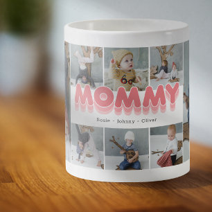 Cute Mummy 8 Photo Collage Coffee Mug