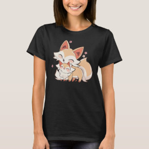 Cute mummy and baby fox T-Shirt