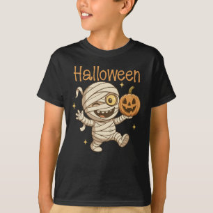 Cute Mummy Halloween Kids boy T-Shirt