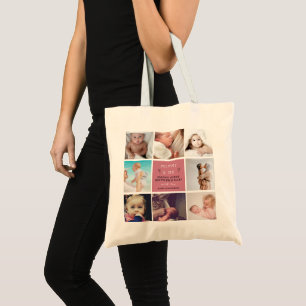 Cute 'Mummy & Me' Photo Collage 1st Mother's Day Tote Bag