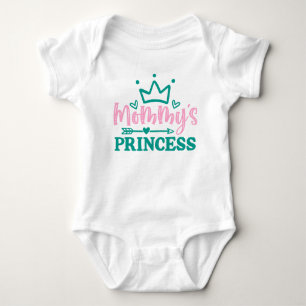 Cute Mummy’s Princess  Baby Bodysuit
