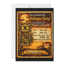 Cute Mummy Spooky Cat
