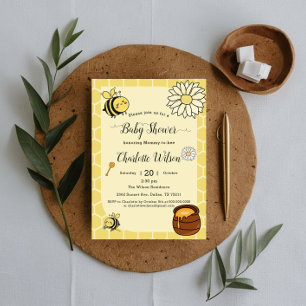 Cute Mummy To Bee Baby Shower Invitation
