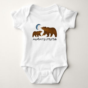 Cute Mummy's Little Cub Baby Bodysuit